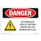 Signmission Safety Sign, OSHA Danger, 10" Height, 14" Width, De-Energize Circuit, Landscape OS-DS-D-1014-L-1646 - alternate 1